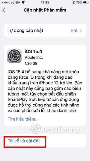 Arahan untuk menukar daripada iOS 15.4 beta kepada versi rasmi pada iPhone