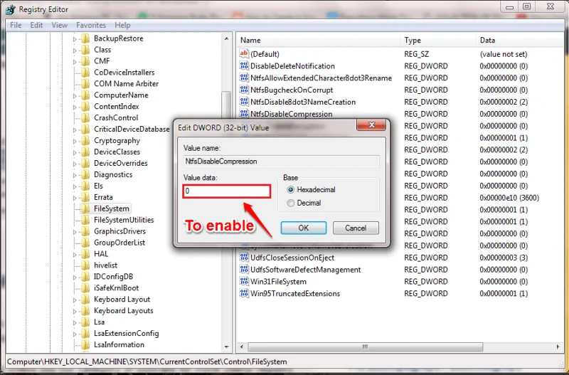 Disabilita la compressione dei file NTFS per velocizzare i computer Windows