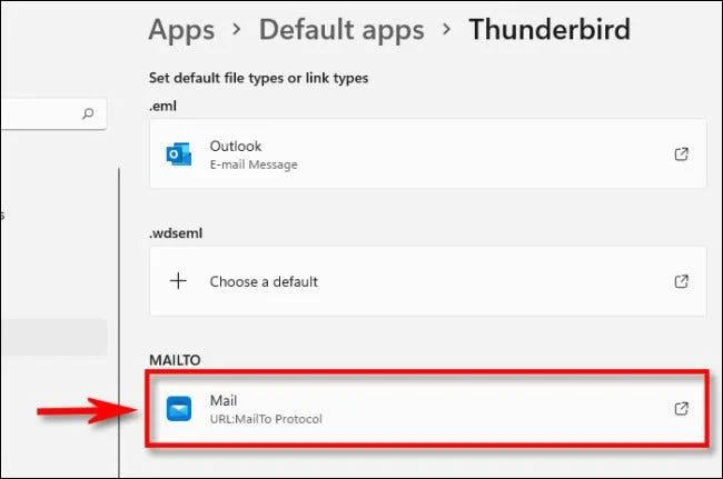 Hoe u de standaard e-mailtoepassing in Windows 11 instelt