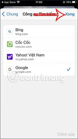 Bagaimana untuk menetapkan Google sebagai enjin carian pada Edge iPhone