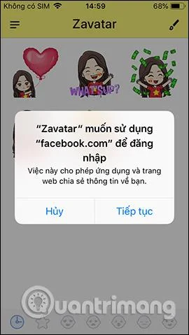 Cara membuat pelekat Zalo dan Facebook yang hebat