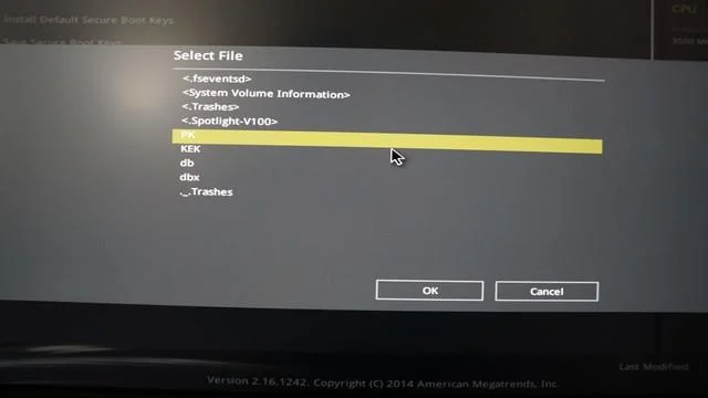 ASUS UEFI BIOS yardımcı programını kullanarak Güvenli Önyüklemeyi etkinleştirme veya devre dışı bırakma