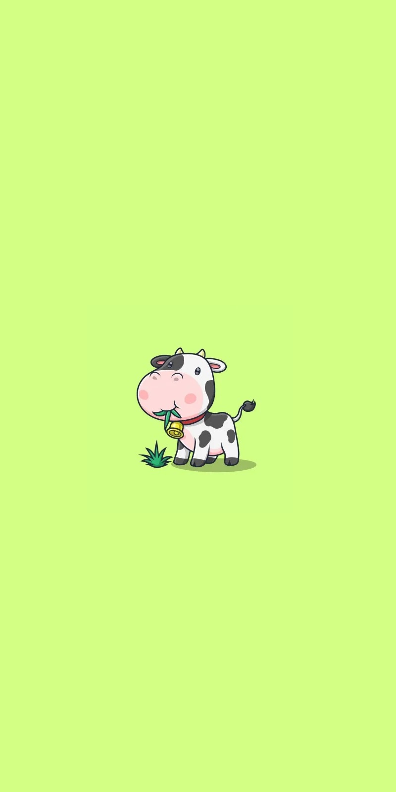 Kertas dinding lembu tenusu comel, gambar lembu tenusu comel
