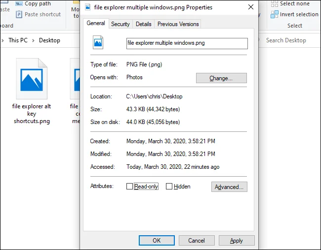 Cara menggunakan File Explorer tanpa tetikus pada Windows 10