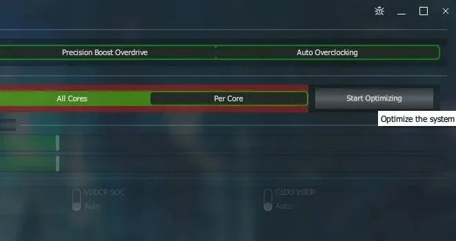 Arahan undervolt mengurangkan suhu CPU