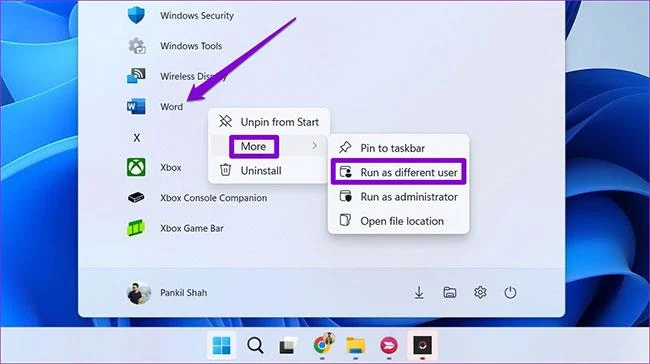 3 manieren om applicaties uit te voeren als een andere gebruiker op Windows 11