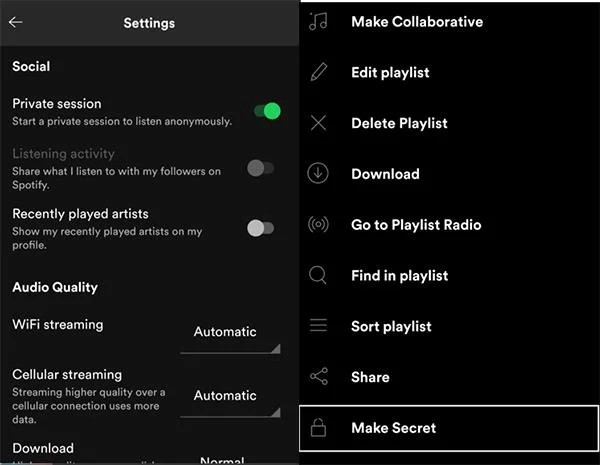 Comment accéder aux applications en mode navigation privée sur Android