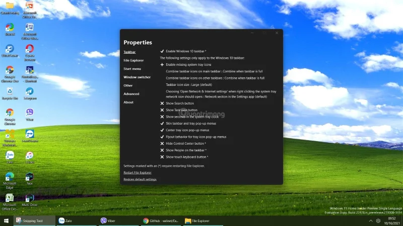 Windows 10 Görev Çubuğunu Windows 11'e getiren bir araç olan Explorer Patcher nasıl kullanılır?