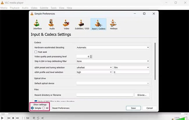 Windows 11'de video oynatmayan VLC Media Player hatası nasıl düzeltilir