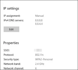 Bagaimana untuk menukar Google IPv4 dan IPv6 DNS pada Windows 10 Fall Creators