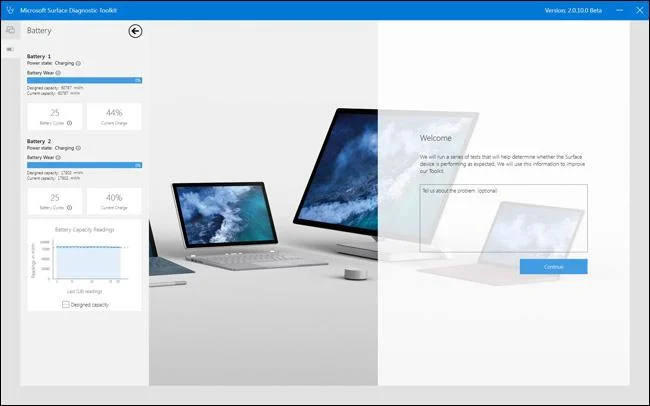 Surface ラップトップ ハードウェア テスト ツールが Windows ストアで入手可能になりました