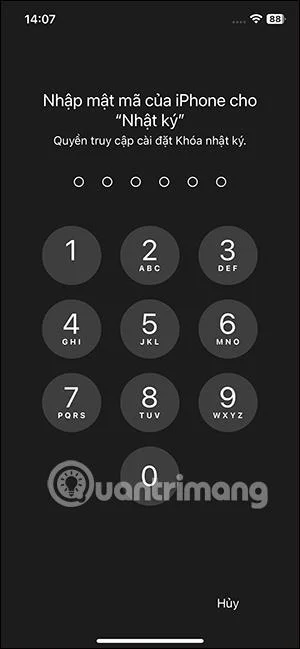 iPhoneの日記をパスワード、FaceIDでロックする手順