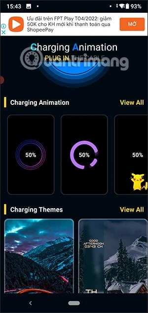 Android でバッテリー充電エフェクトを作成する方法