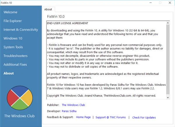 Betulkan ralat Windows 10 dengan hanya 1 klik dengan FixWin