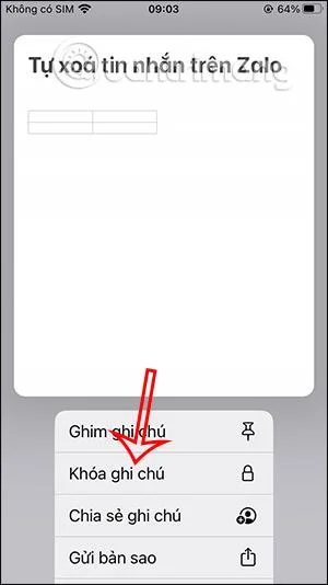 Bagaimana untuk mengunci nota iPhone dengan Touch ID