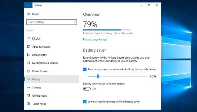 Adakah anda tahu bagaimana untuk meningkatkan hayat bateri komputer riba dalam Windows 10?