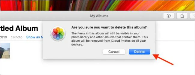 Bagaimana untuk memadamkan album foto dengan cepat pada iPhone, iPad dan Mac