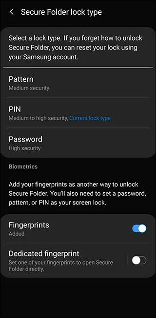 Samsung 携帯電話で隠しフォルダーを使用する方法