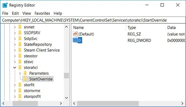 Bagaimana untuk mendayakan mod AHCI dalam Windows 10