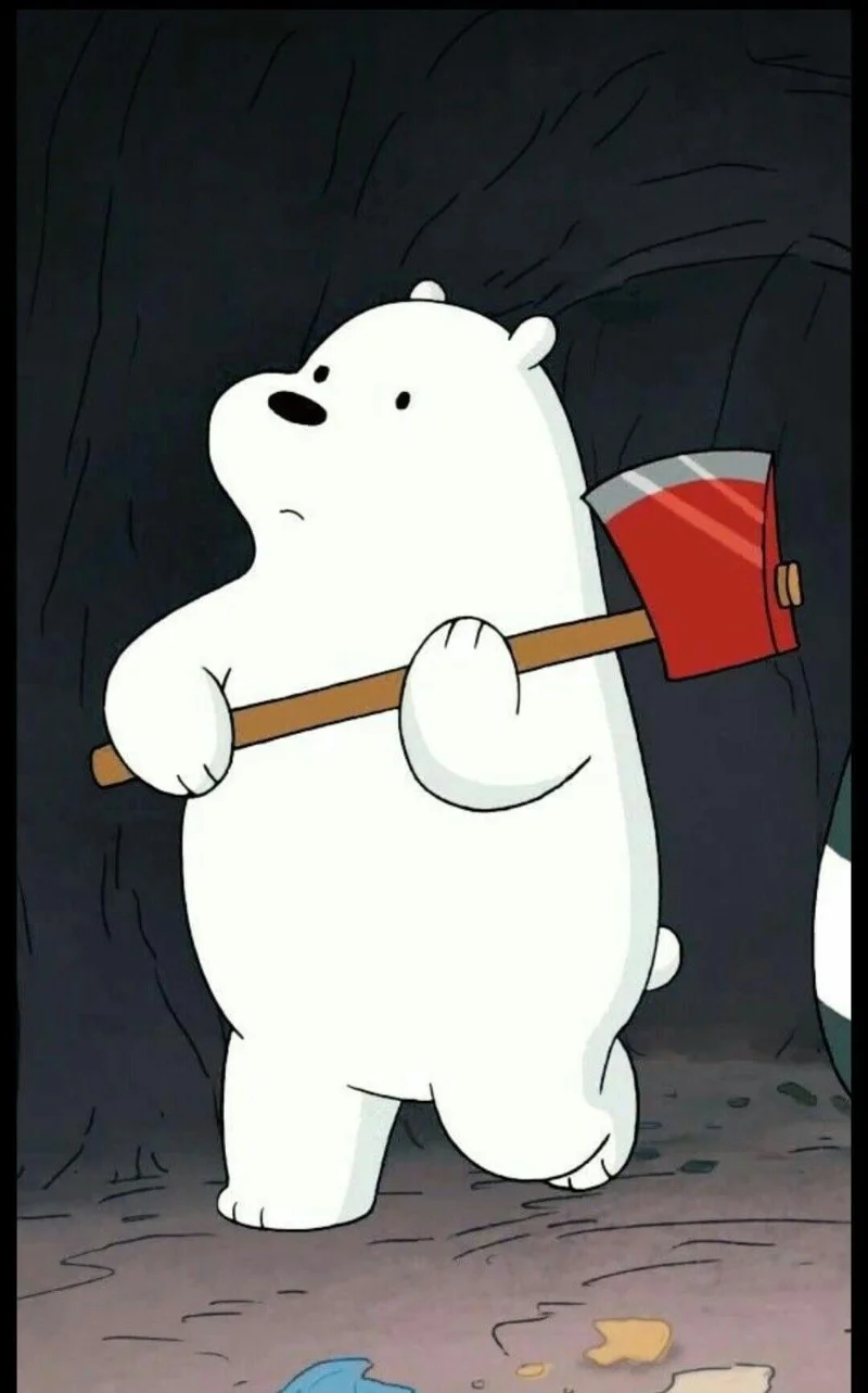 Kertas dinding We Bare Bear, foto We Bare Bear