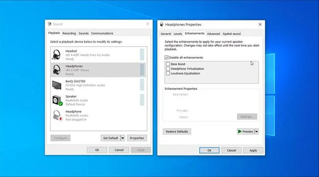 Fout bij het automatisch verhogen/verlagen van het volume in Windows 10 oplossen