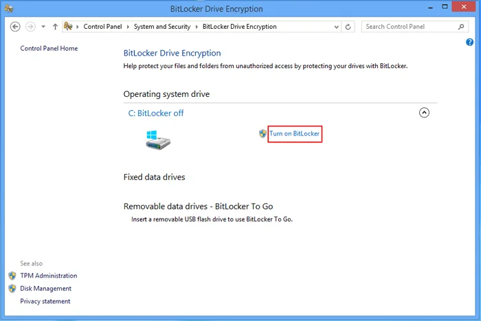 Cara menggunakan BitLocker untuk menyulitkan data pada Windows 8