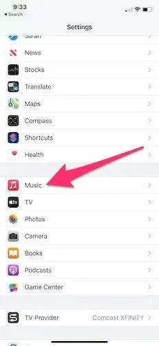 Bagaimana untuk melumpuhkan Perpustakaan Muzik iCloud