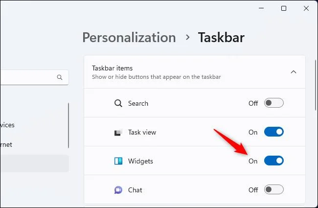 Hoe u de weerwidget op de taakbalk van Windows 11 inschakelt