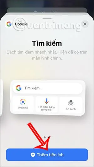 Cara mencari di Google pada skrin utama iPhone