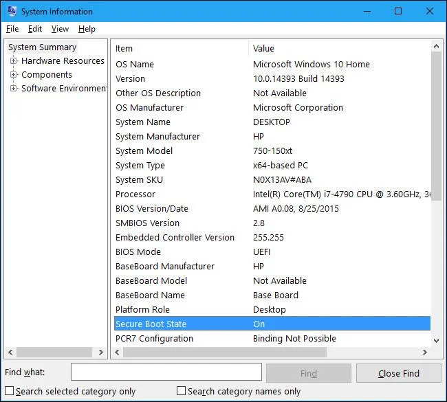 ¿Cómo comprobar si el arranque seguro está habilitado en su computadora?