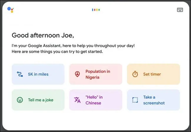 Rappel de l'Assistant Google