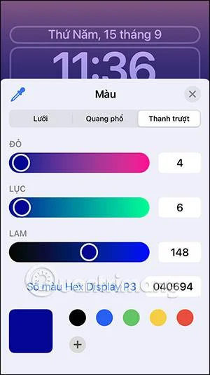 Bagaimana untuk menetapkan skrin kunci warna pada iPhone