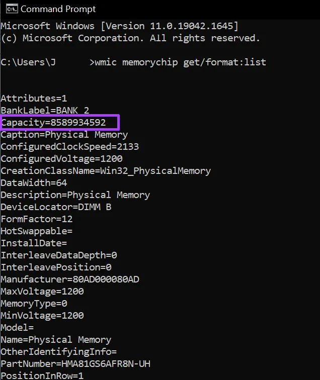 Windows 11'de RAM kapasitesini kontrol etmenin en iyi 4 yolu