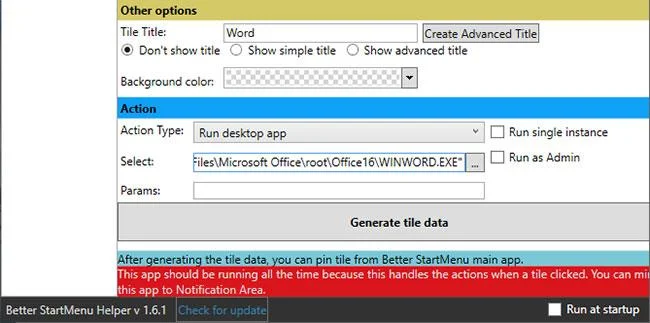 Cara membuat Jubin Langsung tersuai dengan StartMenu yang Lebih Baik