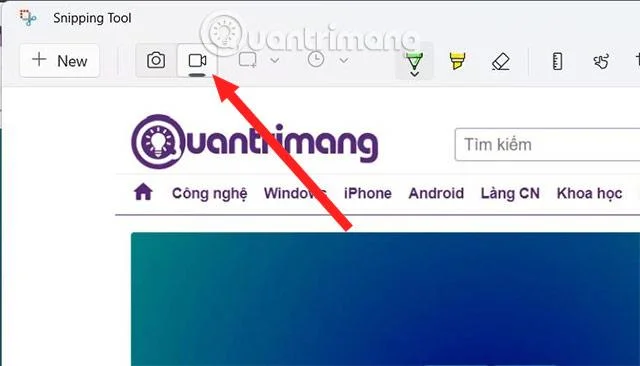 Windows 11'de Ekran Alıntısı Aracı'nı kullanarak ekran kaydetme talimatları