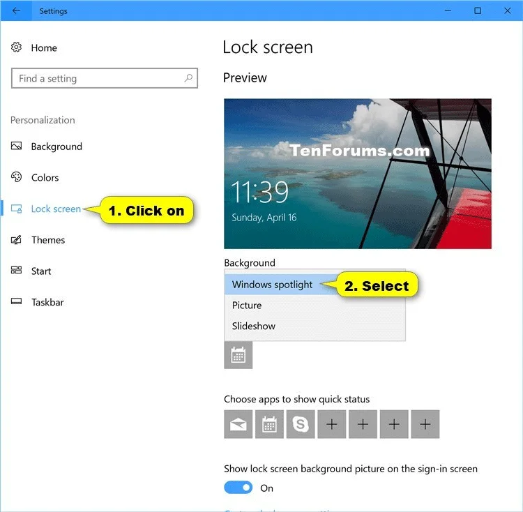Windows 10'da Windows Spotlight nasıl sıfırlanır ve yeniden kaydedilir