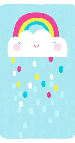 Kertas dinding pelangi, kertas dinding pelangi comel