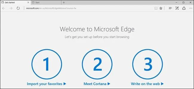 Arahan untuk memulihkan Microsoft Edge pada Windows 10