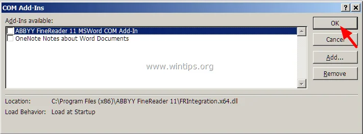 Correction de la commande Copier Coller ne fonctionnant pas sur Word, Excel (2007, 2010)