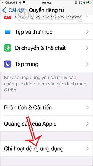 Bagaimana untuk memantau aktiviti aplikasi pada iPhone