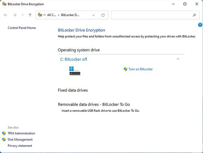 Windows 11 sabit diski nasıl şifrelenir