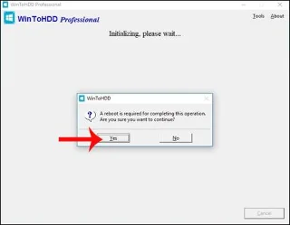 Cara memasang Windows menggunakan WinToHDD tanpa USB atau DVD