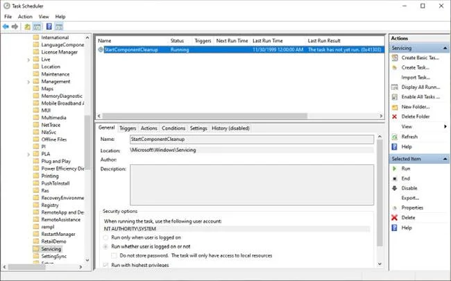 Bagaimana untuk menguruskan folder WinSxS yang besar dalam Windows 10