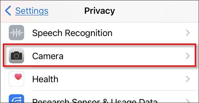 Bagaimana untuk menyemak aplikasi mana yang mengakses kamera pada iPhone