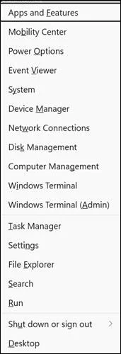 Как получить доступ к меню опытного пользователя в Windows 11