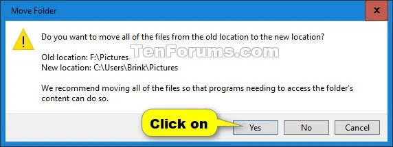 Windows 10'da kişisel klasörlerin varsayılan konumu nasıl geri yüklenir