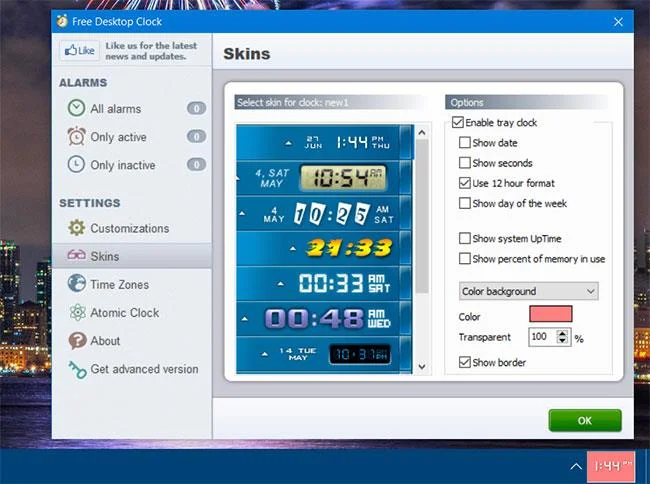 Windows sistem tepsisinde saat nasıl özelleştirilir