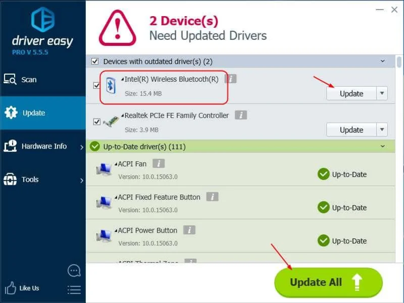Bagaimana untuk membetulkan ralat Bluetooth yang hilang pada Tetapan Windows 10