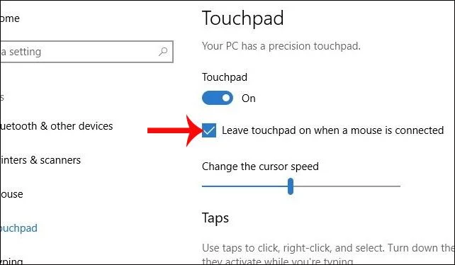 So passen Sie das Touchpad unter Windows 10 Creators Update an