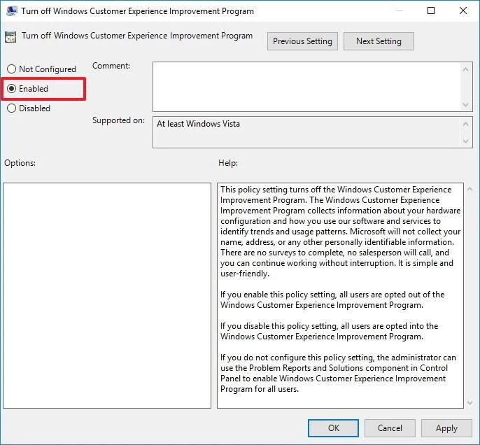 Halang Microsoft daripada mengumpul maklumat sistem pada Windows 10